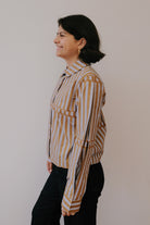Esque Blouse - Duna - Striped - collab zürich