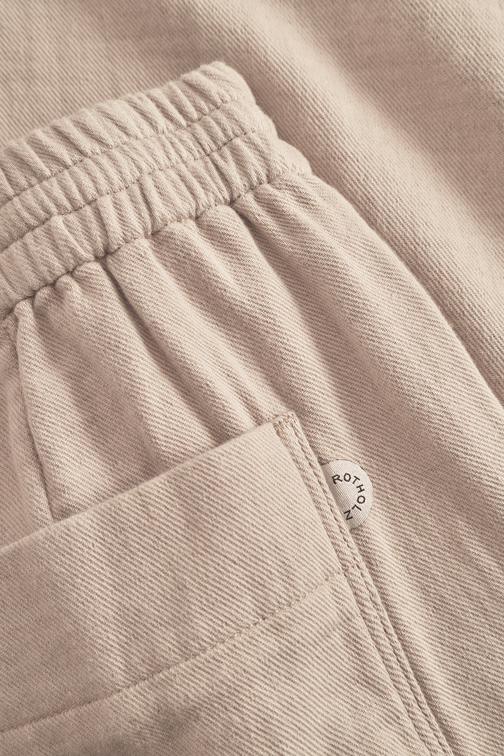 unisex pants - wide - washed sand - collab zürich