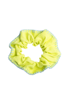 scrunchie - MEDINA linen - neon hbik - collab zürich