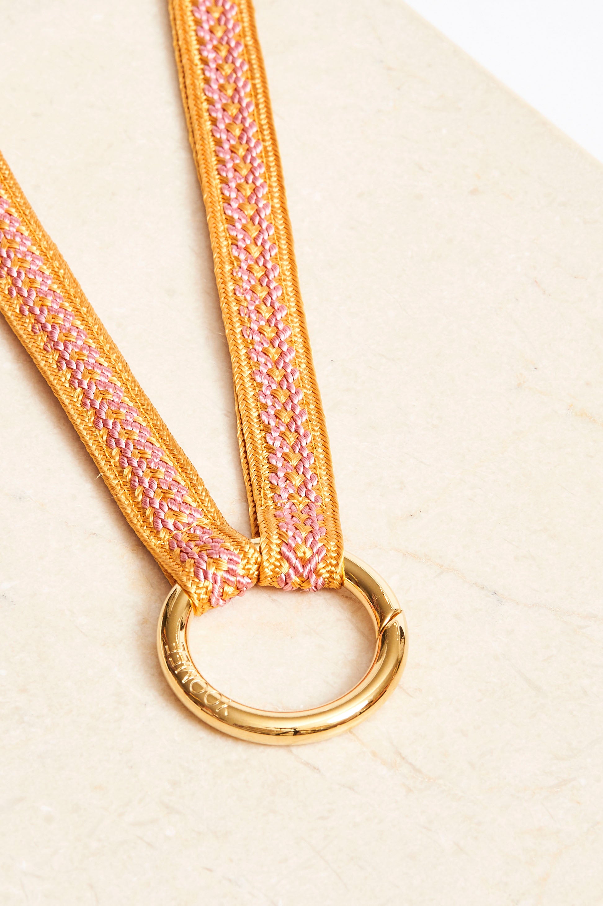 keychain band - ZAHRA - grapefruit - collab zürich
