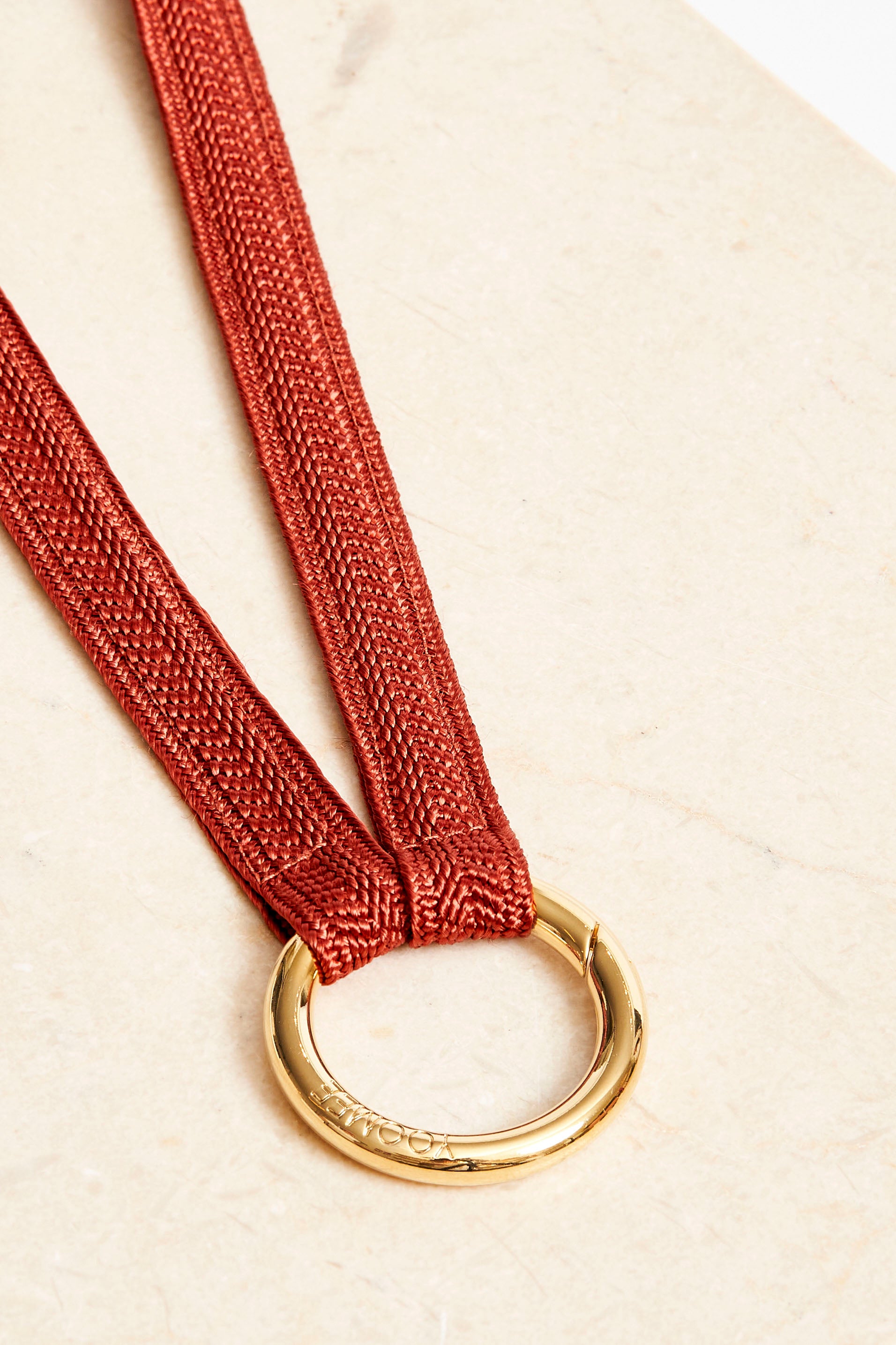 keychain band - ZAHRA - moroccan brick - collab zürich