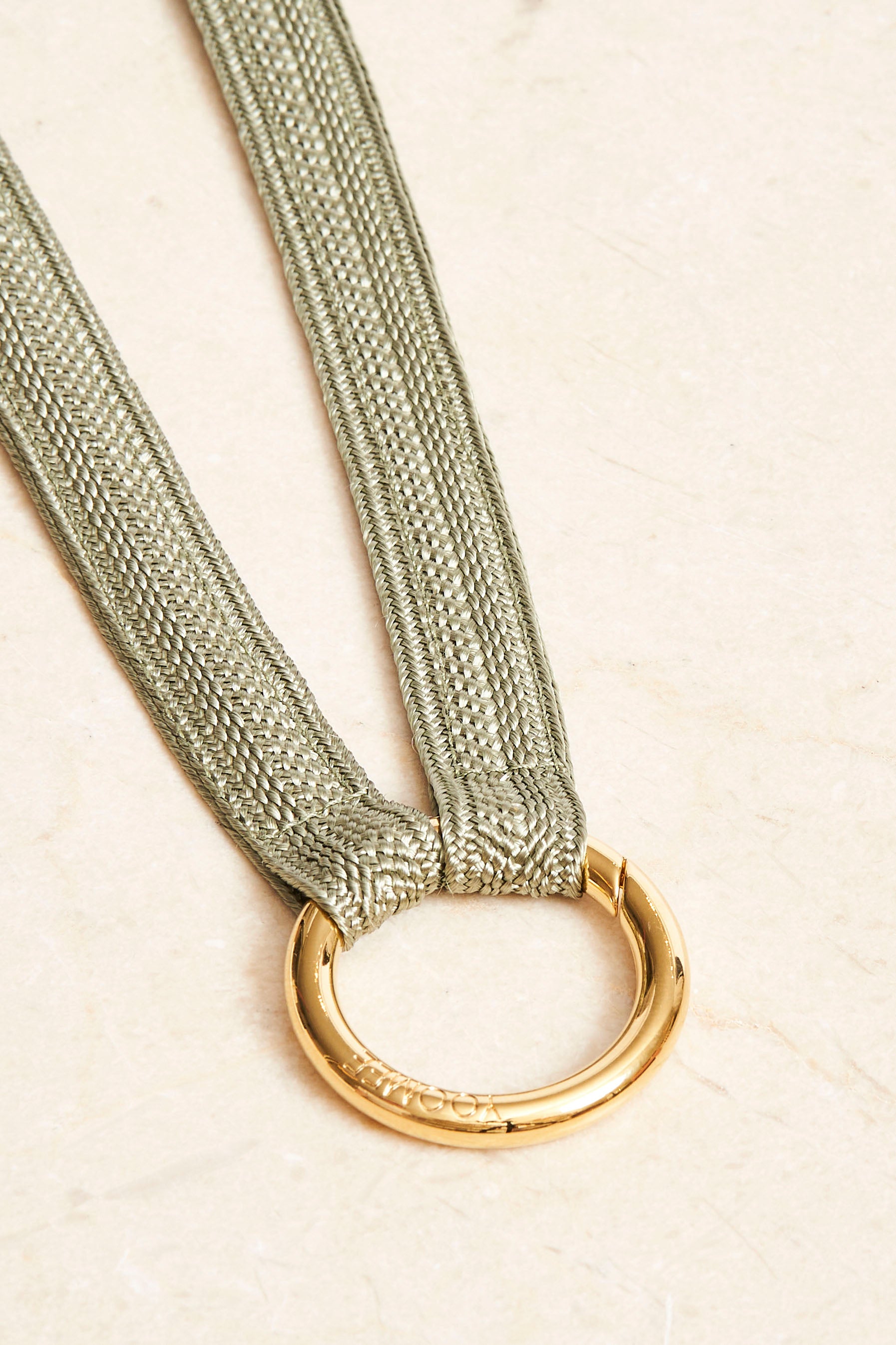 keychain band - ZAHRA - sage - collab zürich