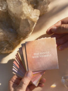 Mini Postcard - Stay Gentle With Yourself - collab zürich