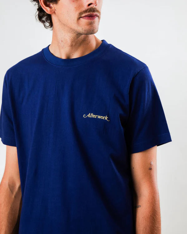 t-shirt - afterwork - navy - collab zürich