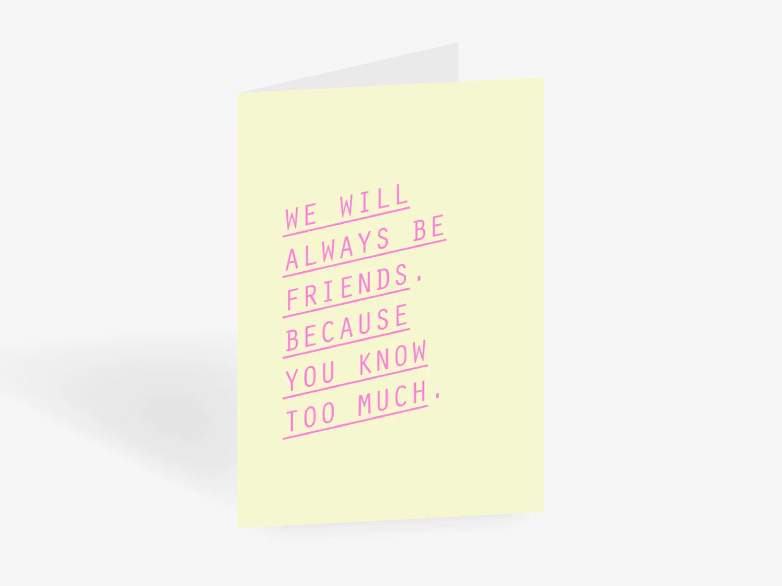 card - always friends - collab zürich