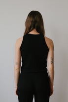 modal tank top - lula - black - collab zürich