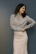Knit Skirt - Floreta - Cream - collab zürich