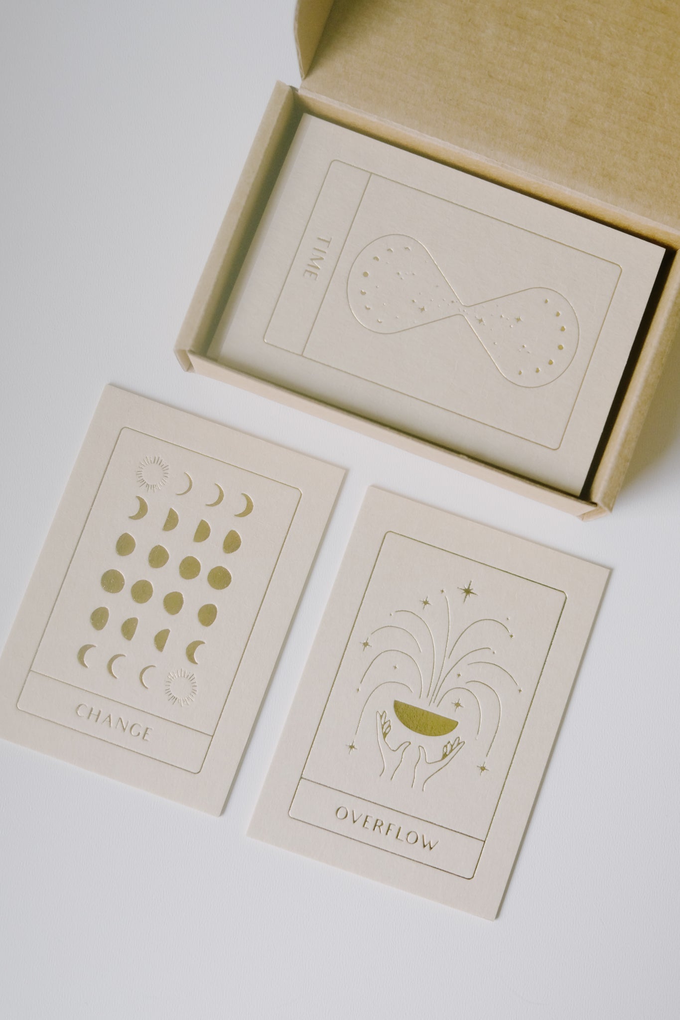 mini card set - cosmic intentions gold edition - collab zürich