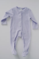 baby footsie - velvet - lilac - collab zürich