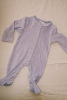 baby footsie - velvet - lilac - collab zürich