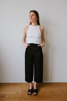 Ecovero Pants - Caarunus Lino - Black - collab zürich
