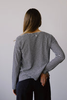 Longsleeve - Xianaa Stripes - Black / Oatmilk - collab zürich