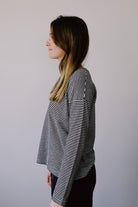 Longsleeve - Xianaa Stripes - Black / Oatmilk - collab zürich