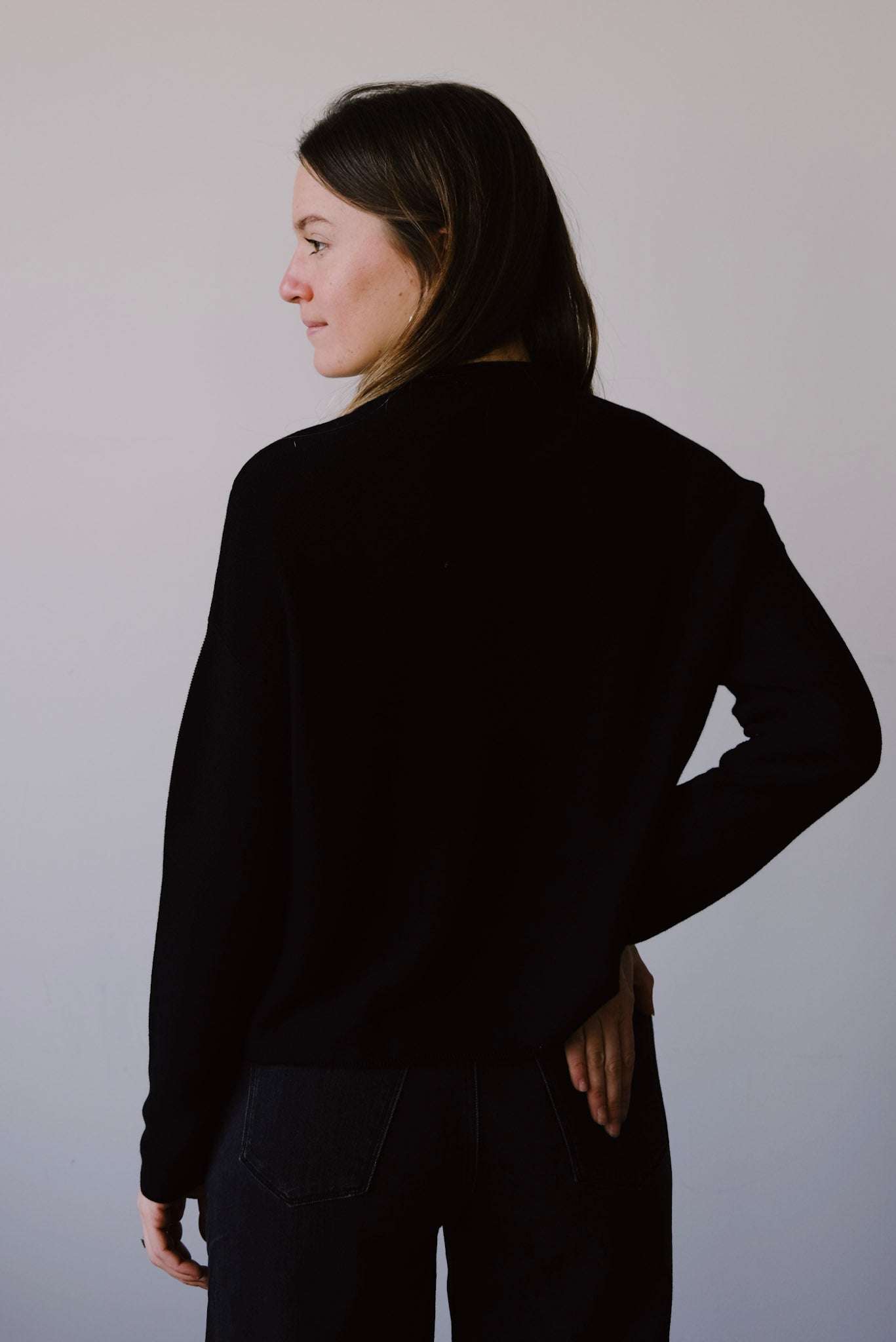 sweater - merinaa links links - black - collab zürich