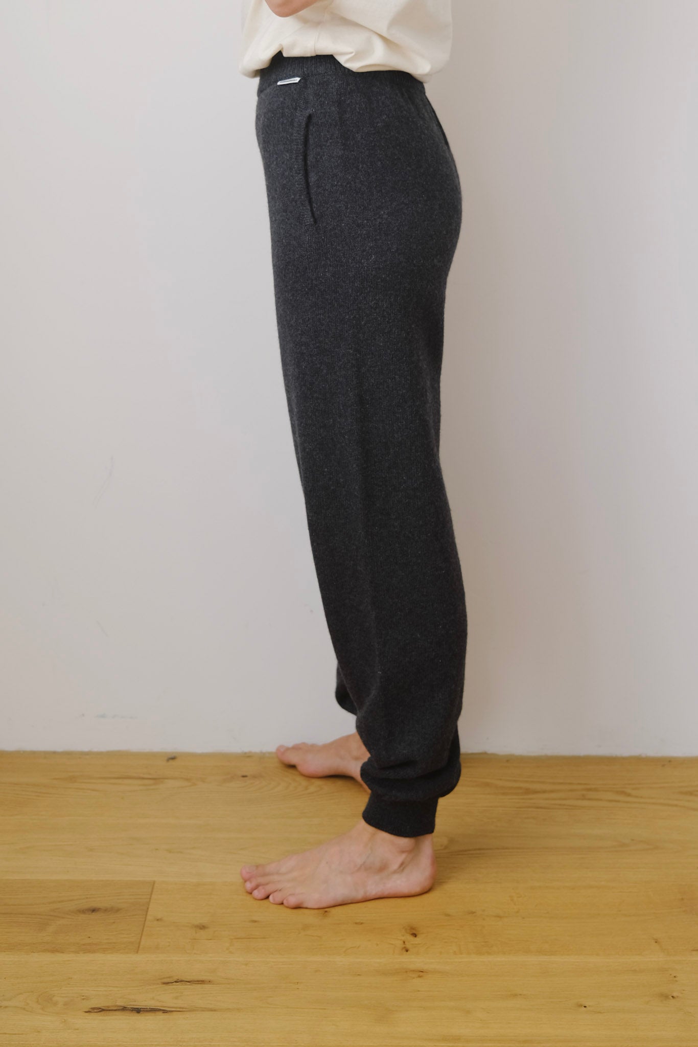 wool pants - finniaa - steel melange - collab zürich