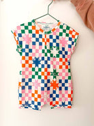 baby romper - checkered - collab zürich