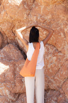 Bag - LATIFA linen - Apricot - collab zürich