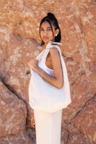 Bag - LATIFA linen - Creme - collab zürich
