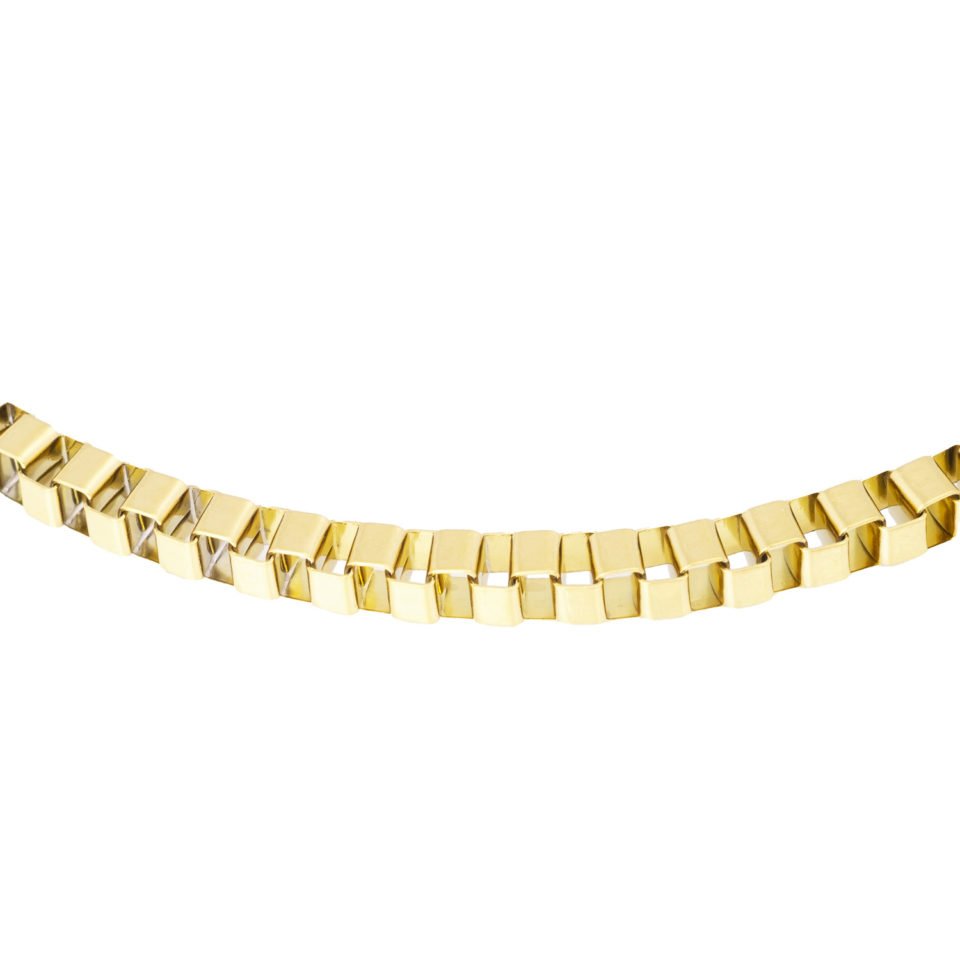 necklace - boxchain - gold - collab zürich