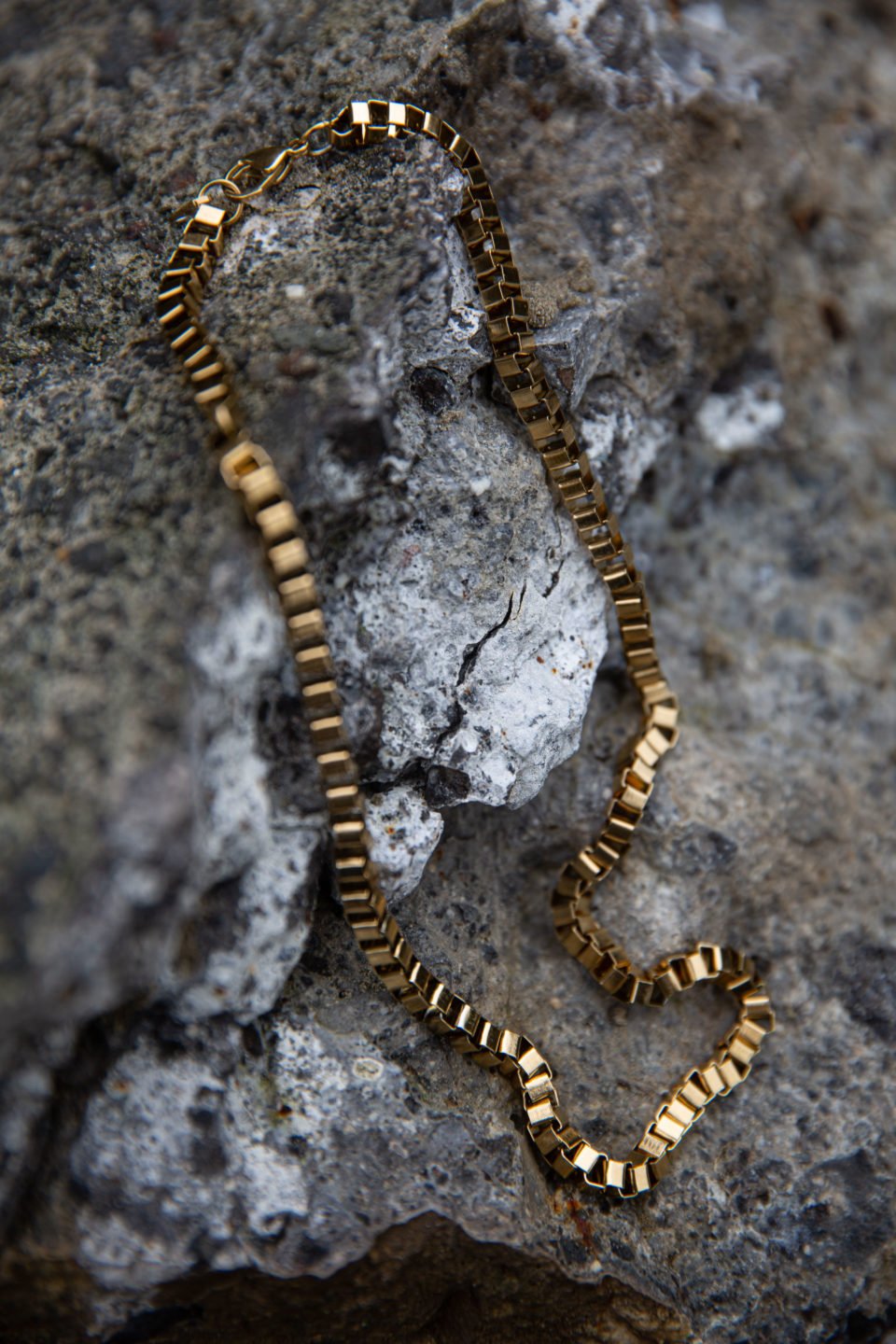 necklace - boxchain - gold - collab zürich