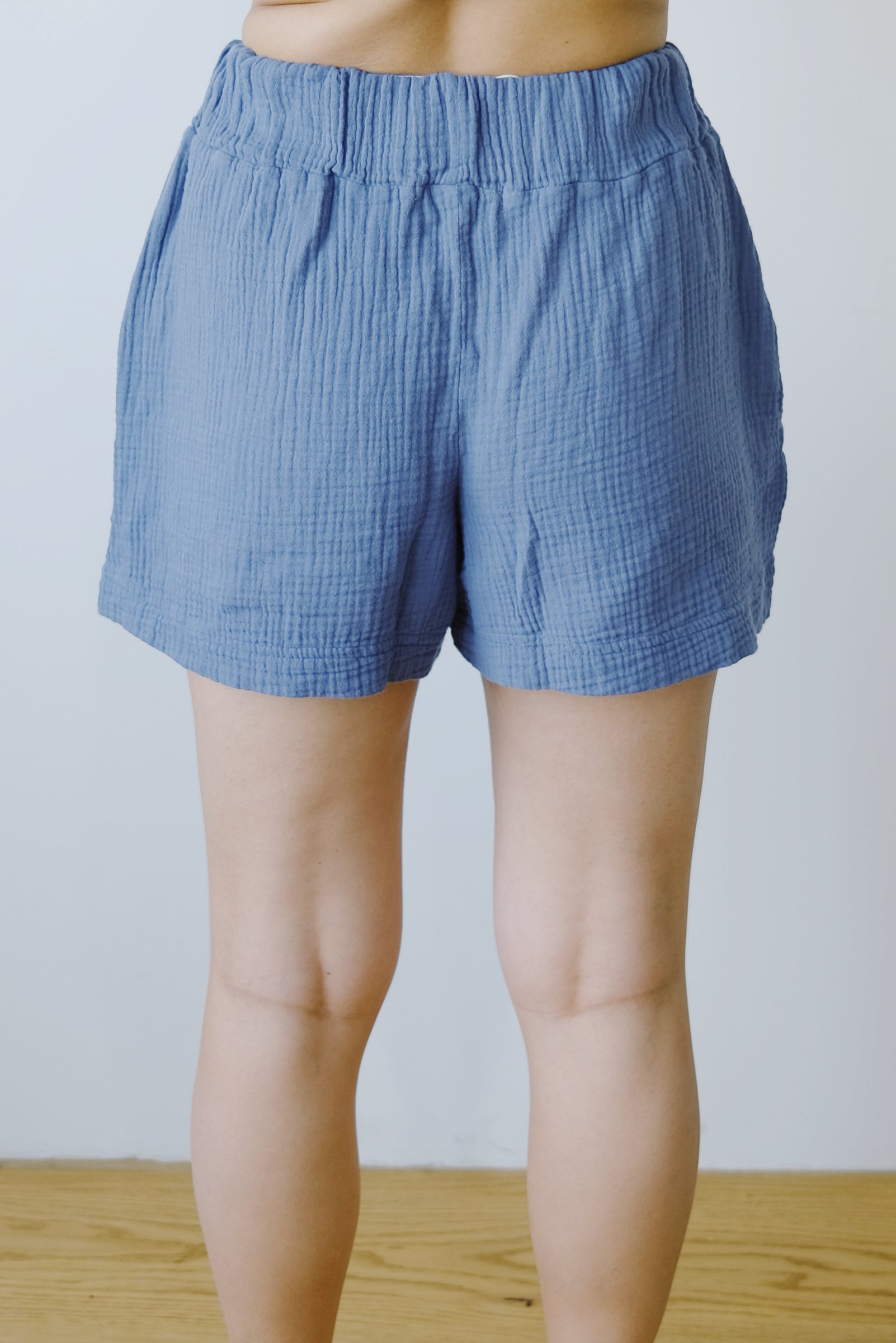 cotton shorts - gilma - pewter - collab zürich