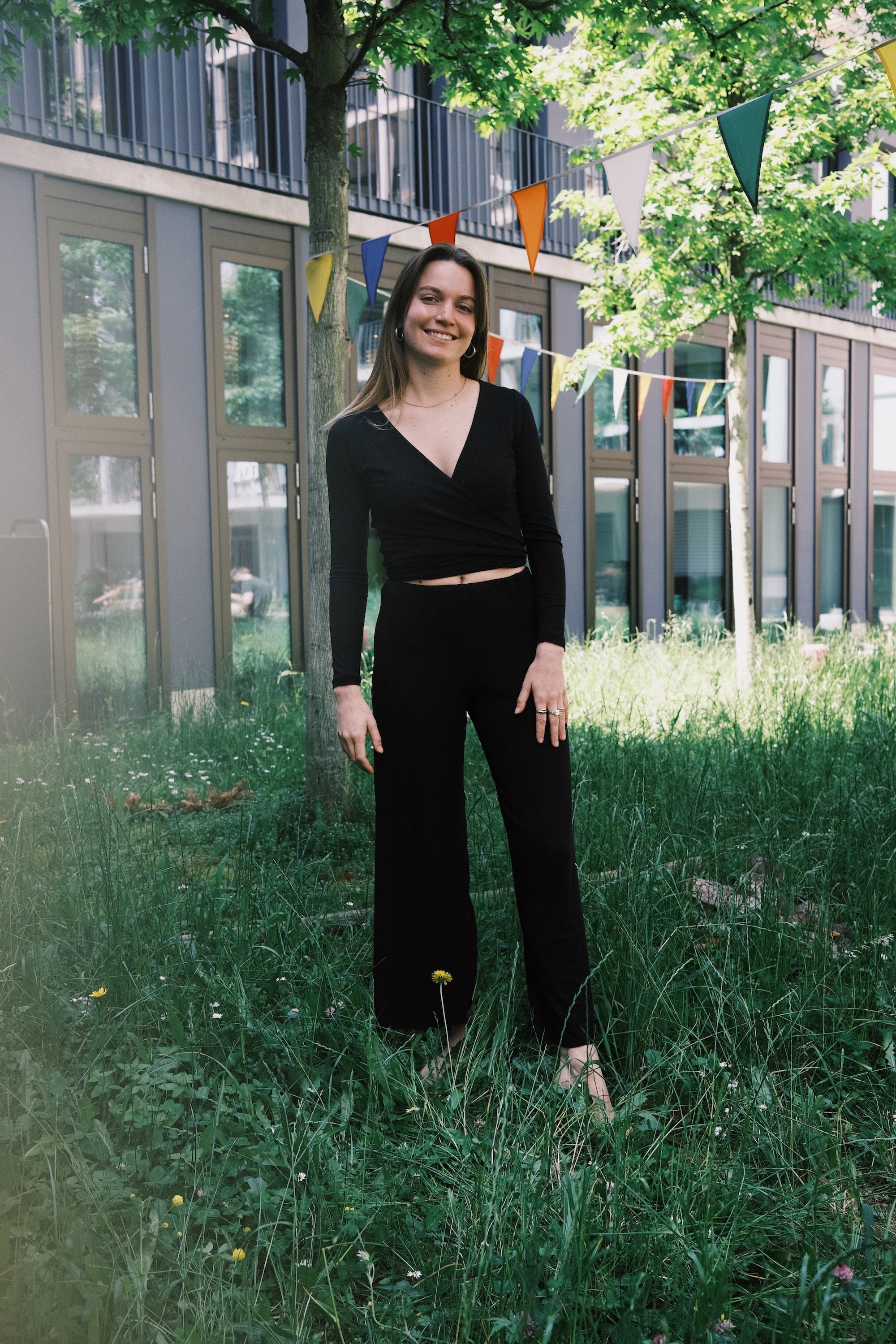pants - bella - black - collab zürich