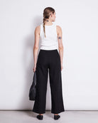 Linen Pants - Beveren - Black - collab zürich