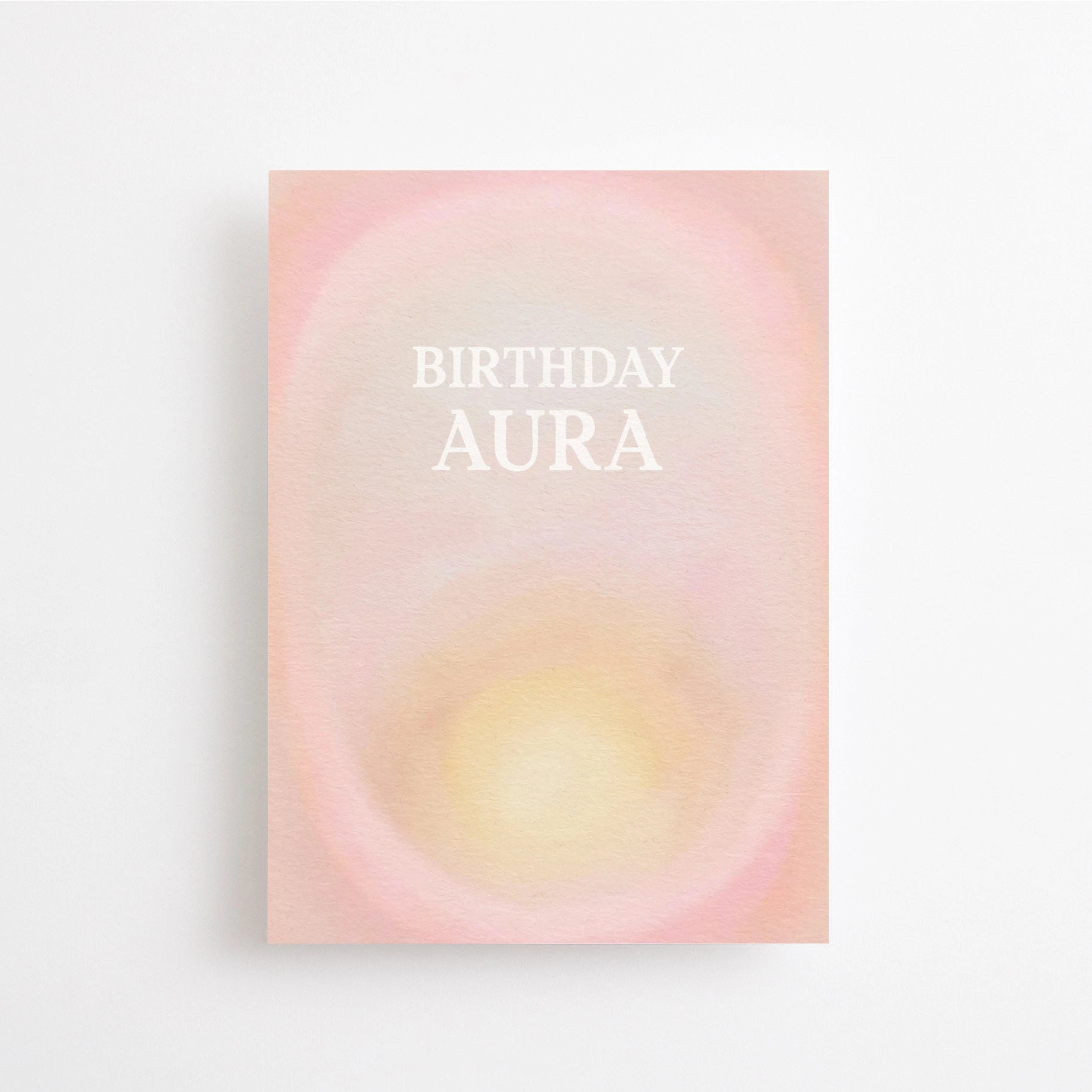 postcard - birthday aura - collab zürich