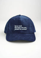 corduroy cap - f the system - collab zürich