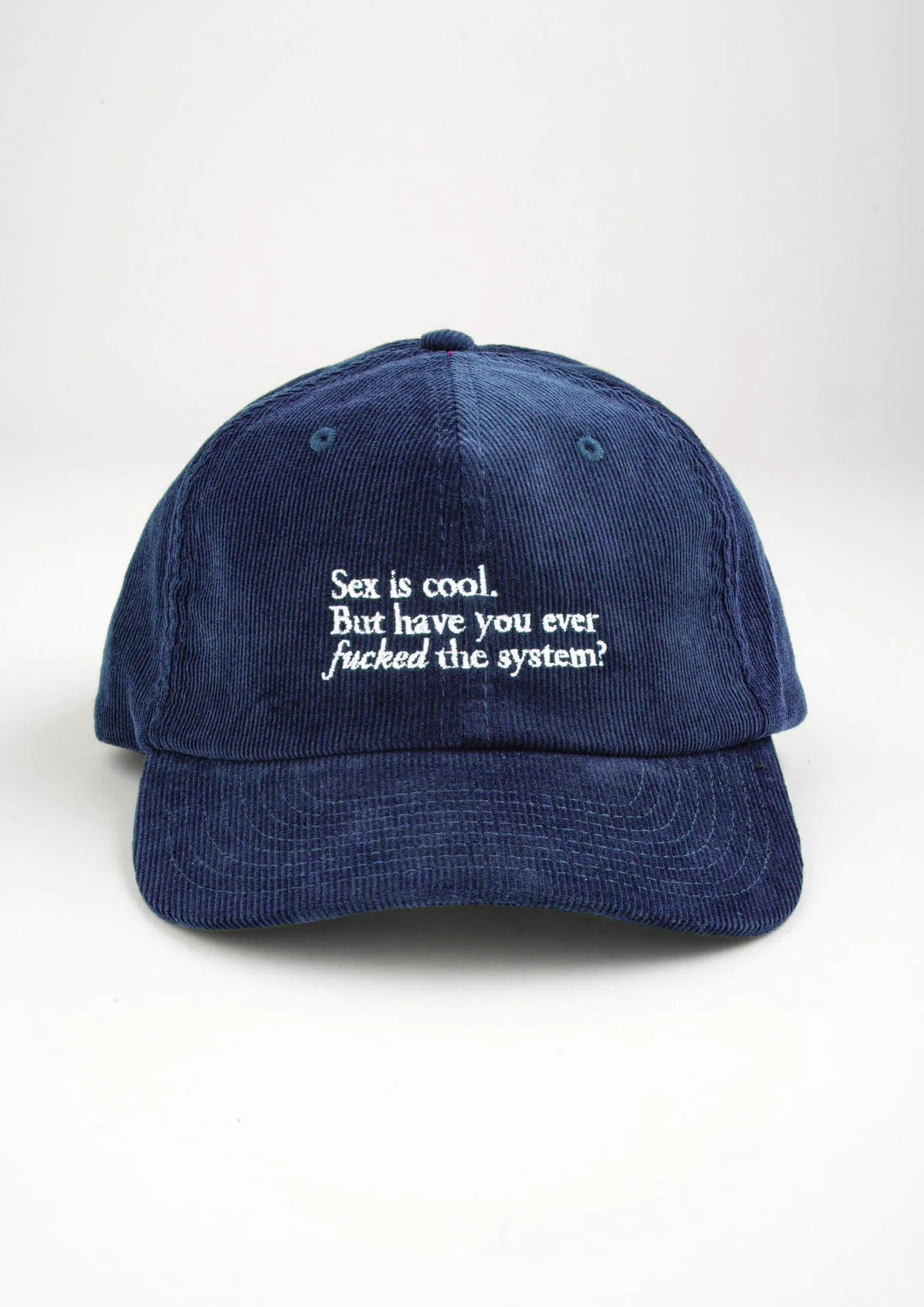 corduroy cap - f the system - collab zürich