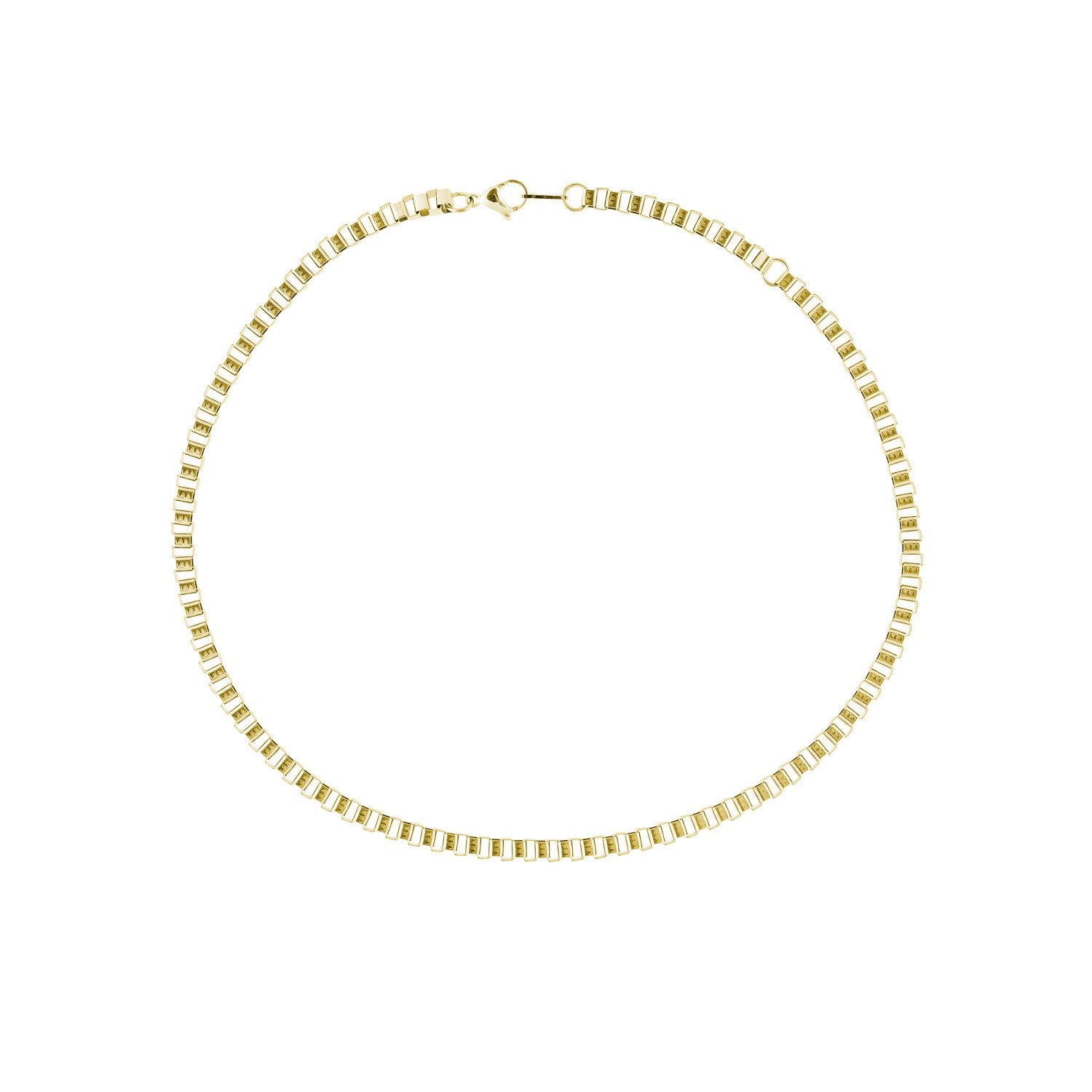 necklace - boxchain - gold - collab zürich