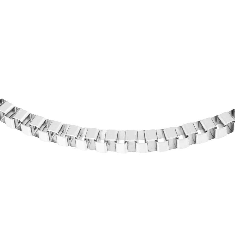 necklace - boxchain - silver - collab zürich