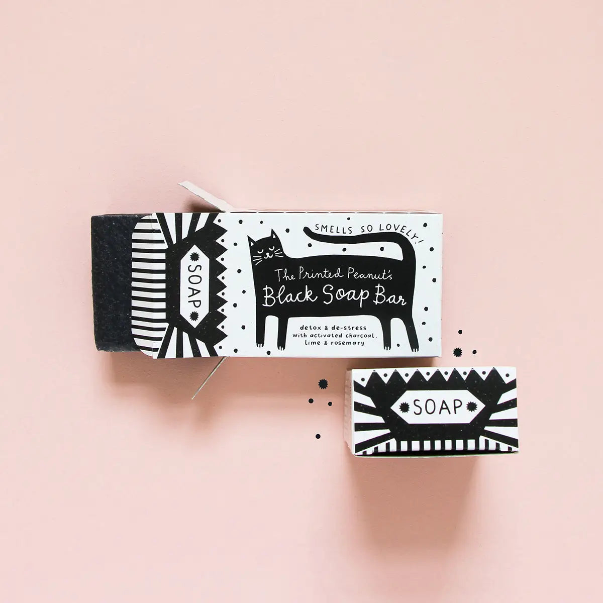 natural soap bar - black cat - collab zürich