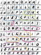Postcard - Crossword For Everything - collab zürich