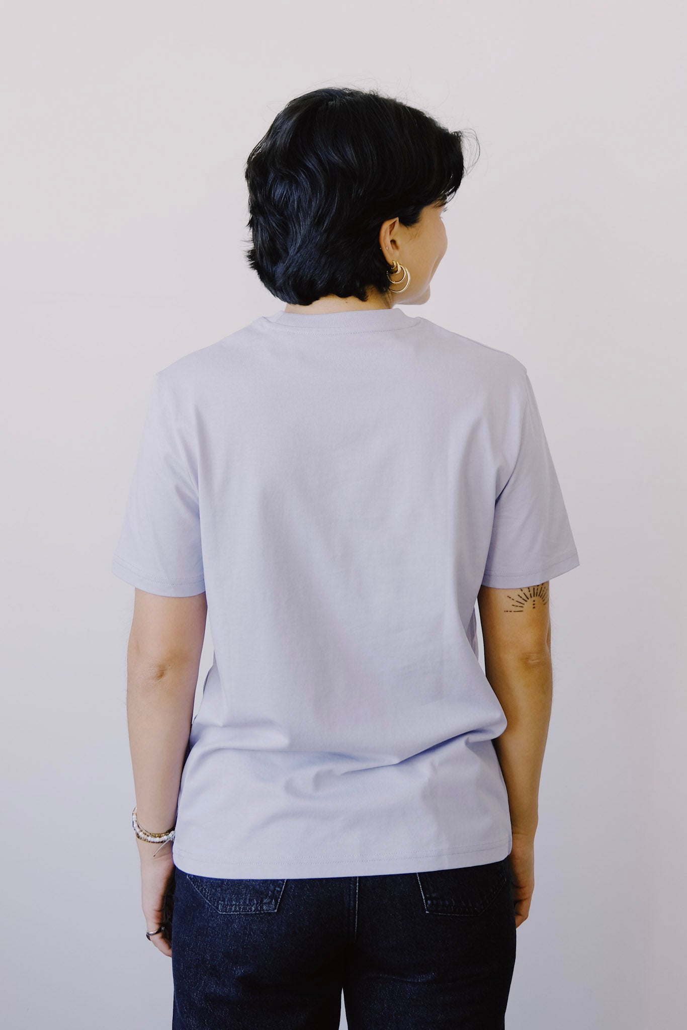 Unisex T-Shirt - hüt hani nöd so lust - Pale Lilac - collab zürich