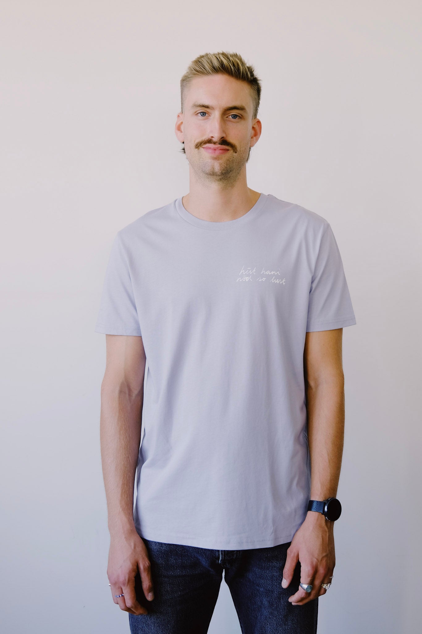 Unisex T-Shirt - hüt hani nöd so lust - Pale Lilac - collab zürich
