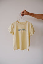 Kid T-Shirt - hüt hani nöd so lust - Butter - collab zürich