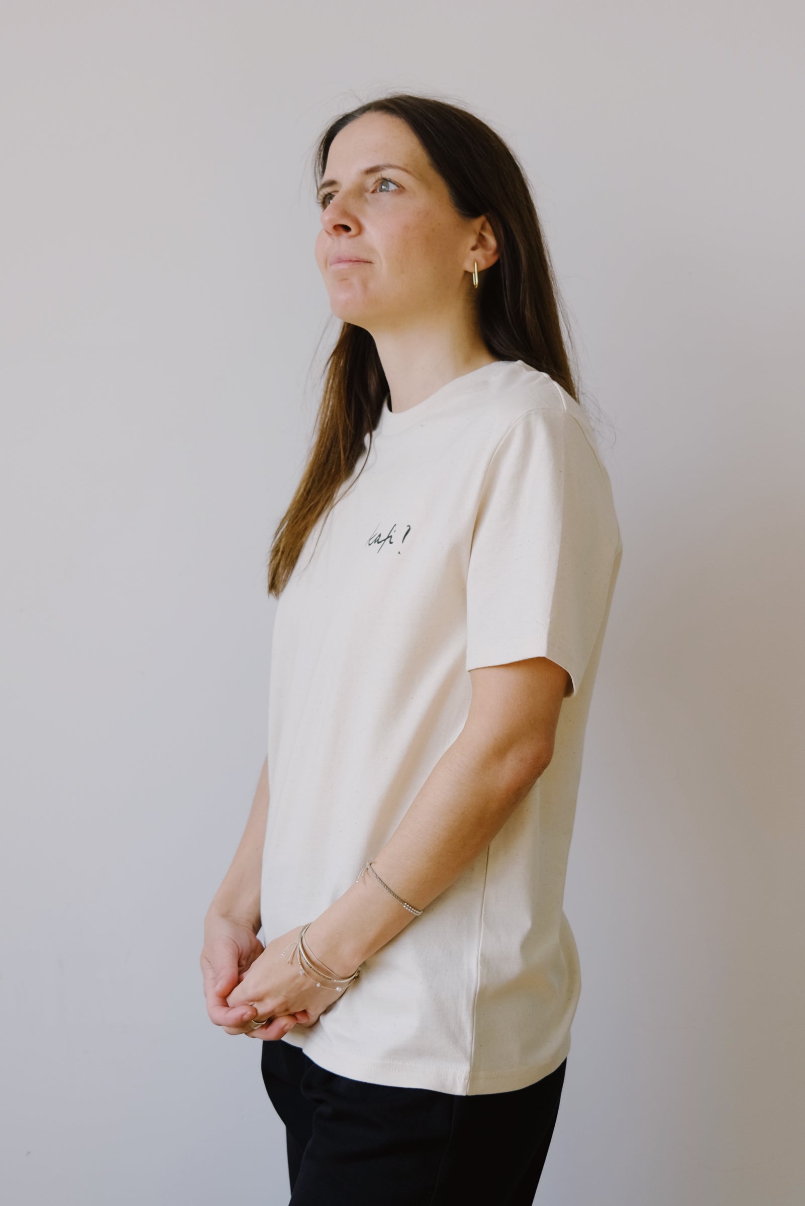 Unisex T-Shirt - kafi? - Natural - collab zürich