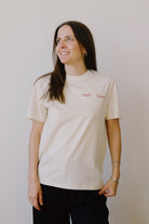 Unisex T-Shirt - meh liebi - Natural - collab zürich