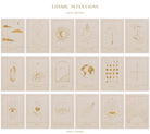 mini card set - cosmic intentions gold edition - collab zürich