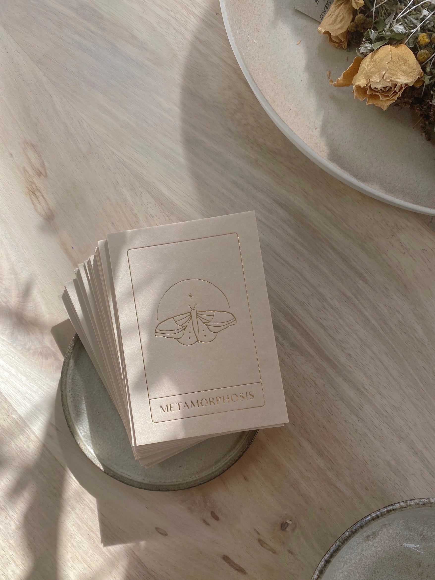 mini card set - cosmic intentions gold edition - collab zürich