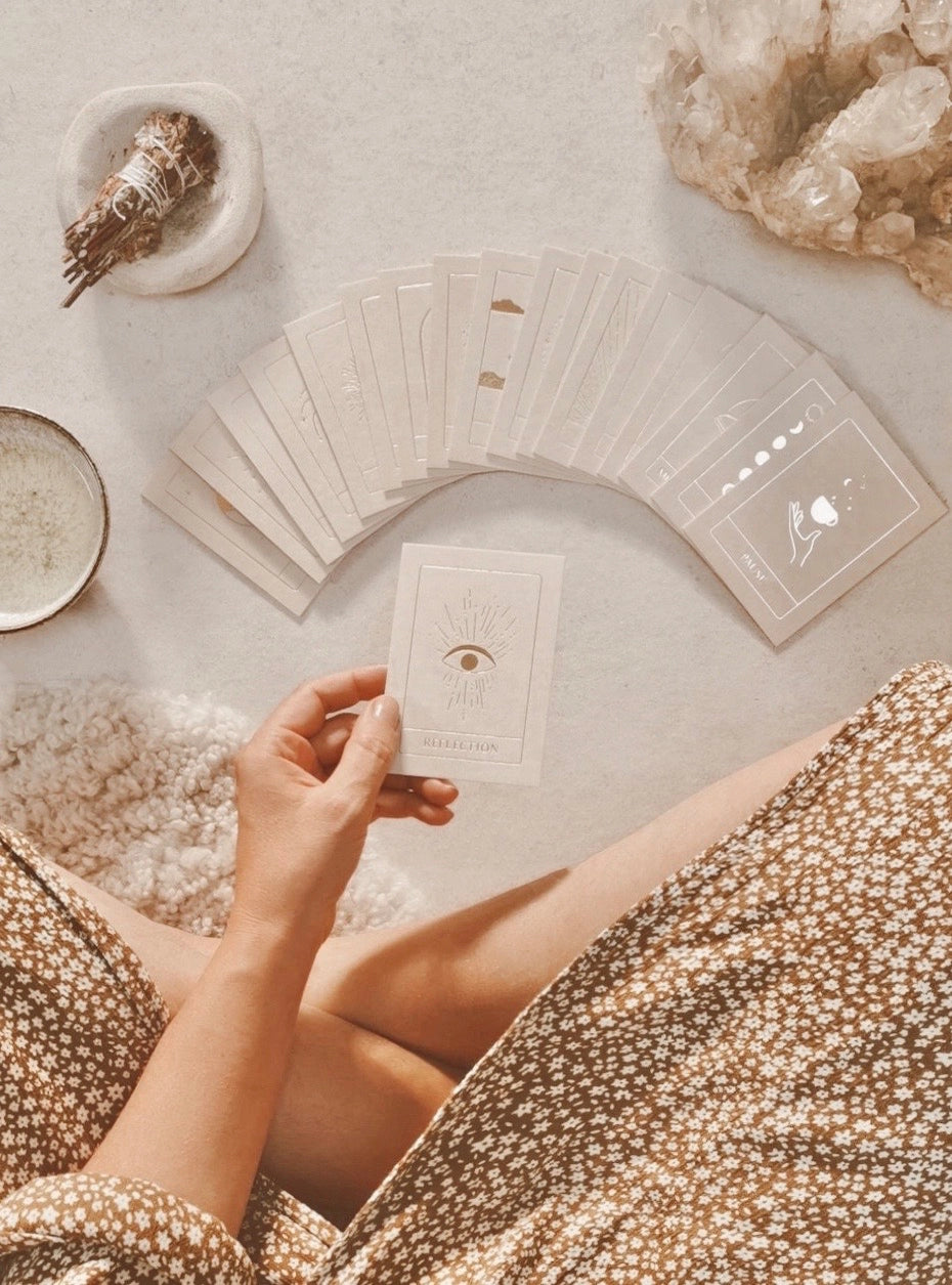 mini card set - cosmic intentions gold edition - collab zürich