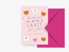 card - crazy cat lady - collab zürich