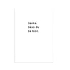 postcard - danke, dass du da bist - collab zürich