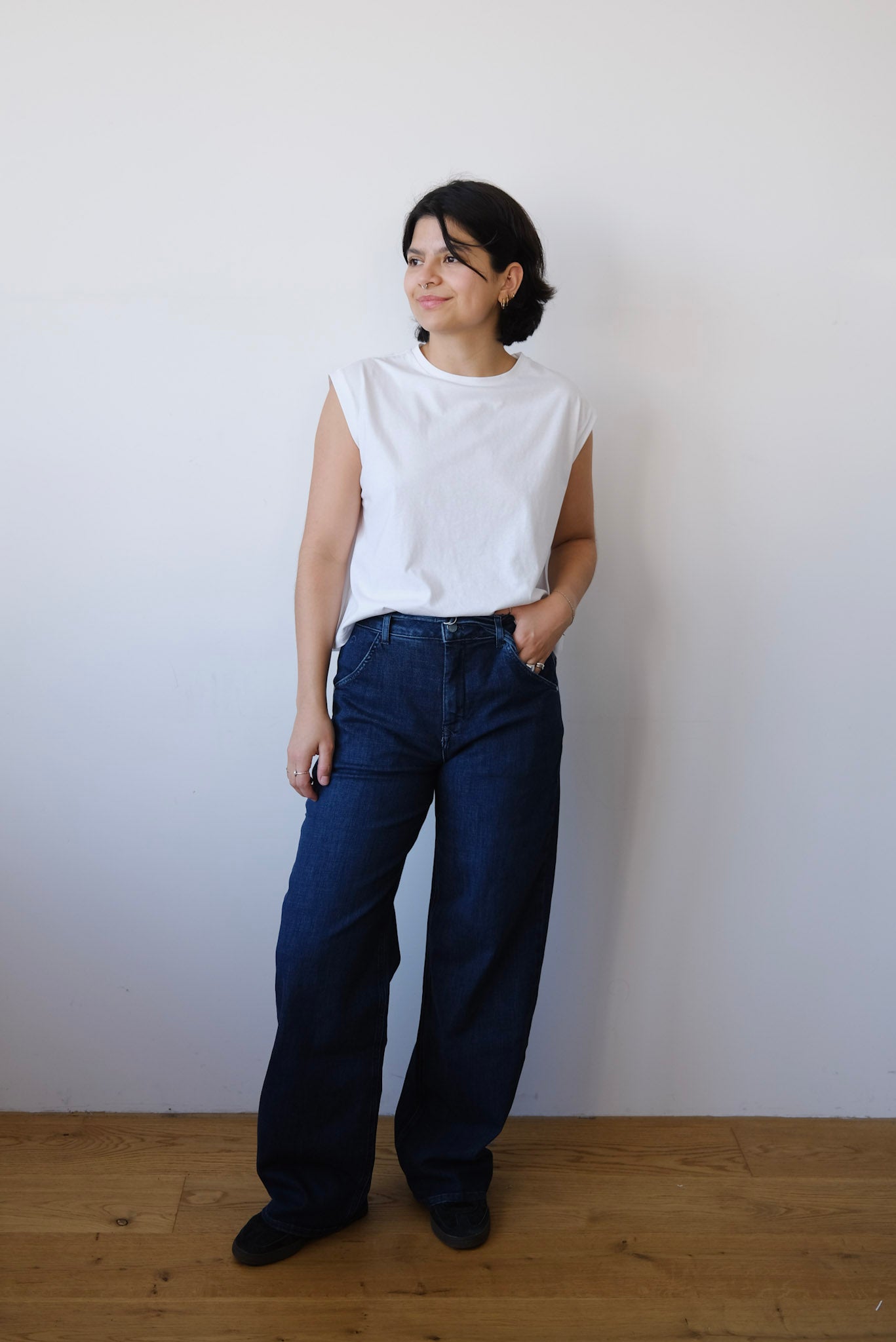 Jeans - Wide Barrel Soft BLINK - Dark Blue - collab zürich