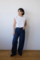 Jeans - Wide Barrel Soft BLINK - Dark Blue - collab zürich