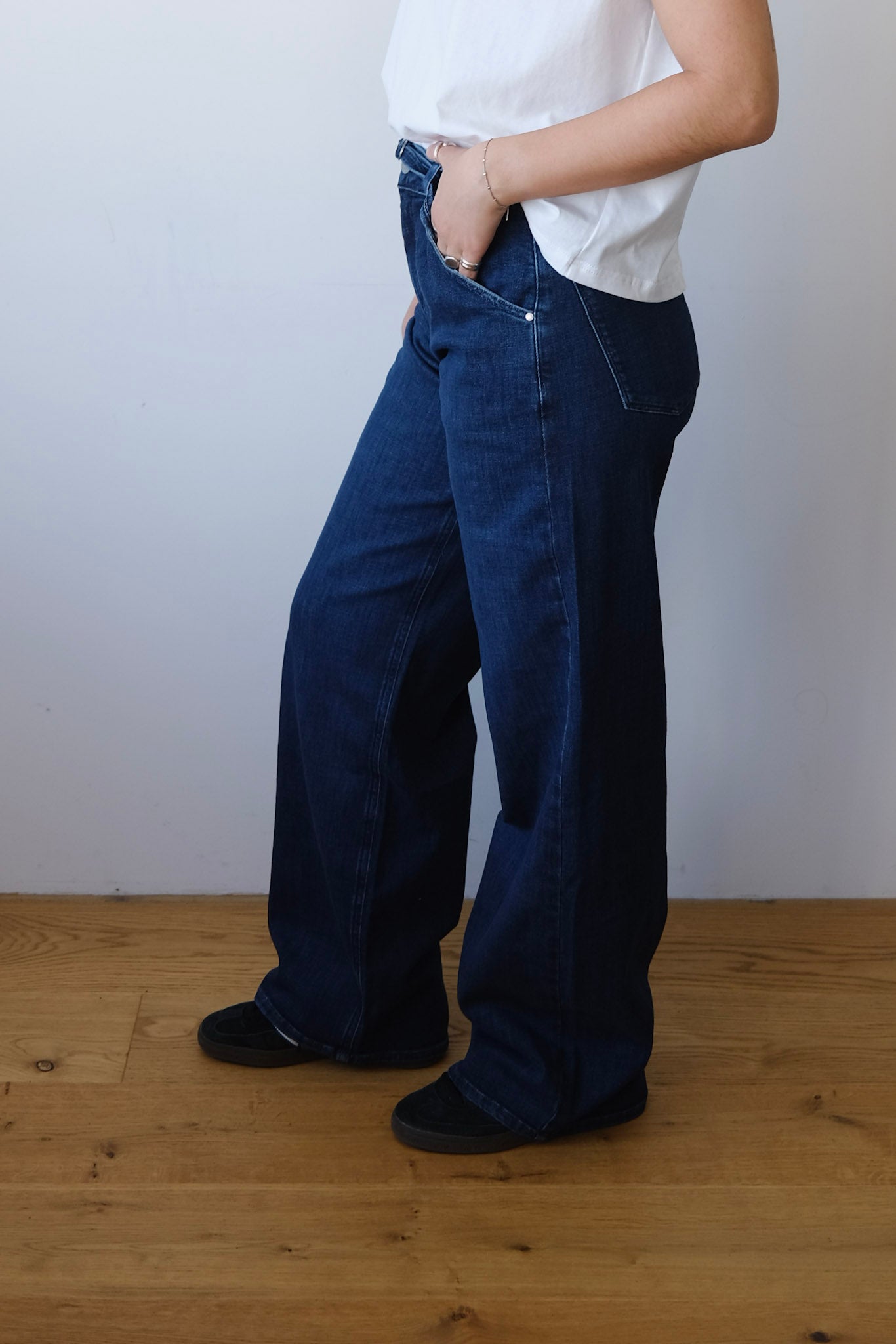 Jeans - Wide Barrel Soft BLINK - Dark Blue - collab zürich