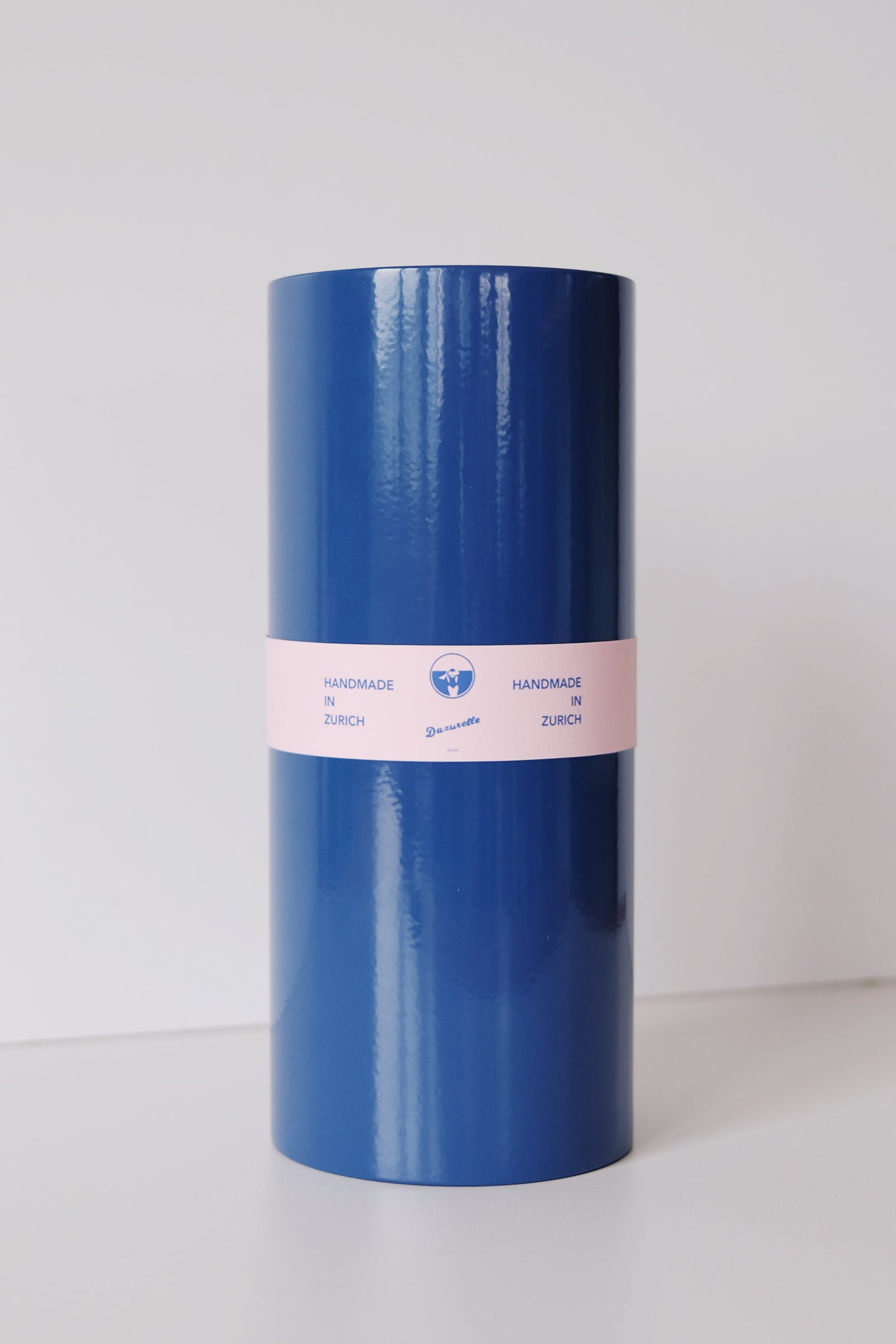 Stainless Steel Vase - Dark Blue - collab zürich