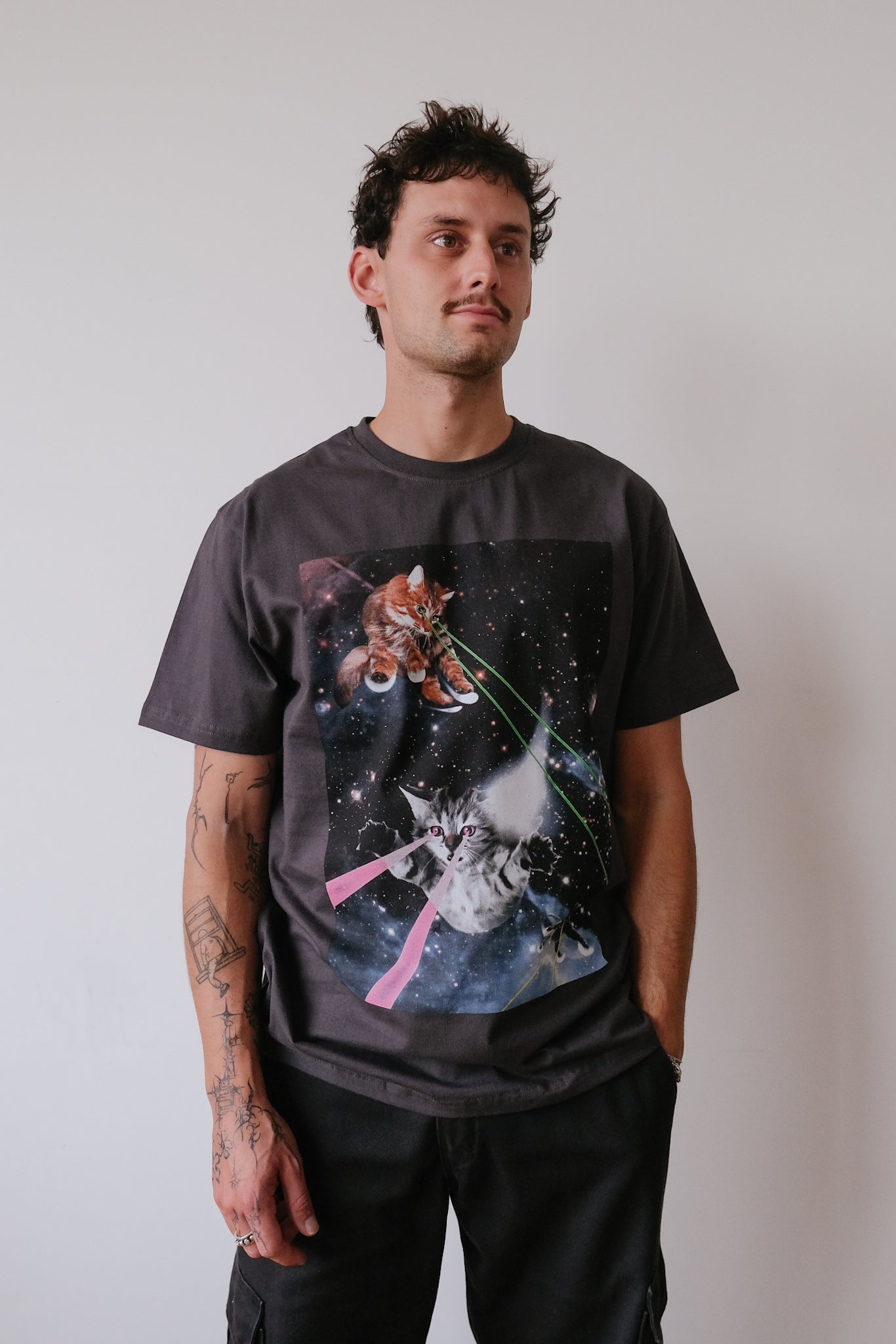 Unisex T-Shirt - Stockholm - Lazer Cats - collab zürich