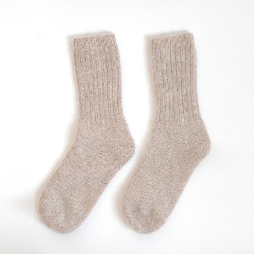 Soft Wool Socks - Angora - collab zürich